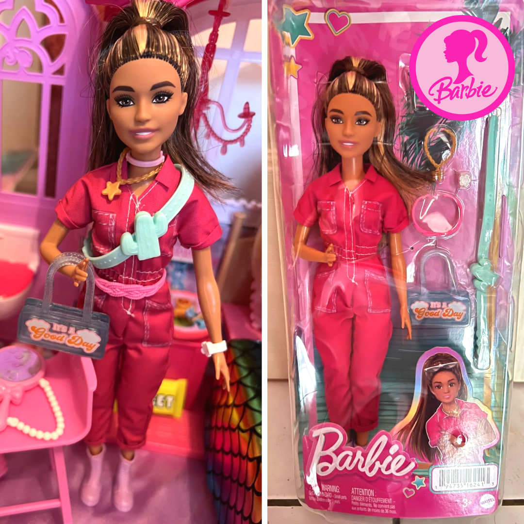 Boneca Barbie o Filme Boneca Terno de Moda Rosa Mattel