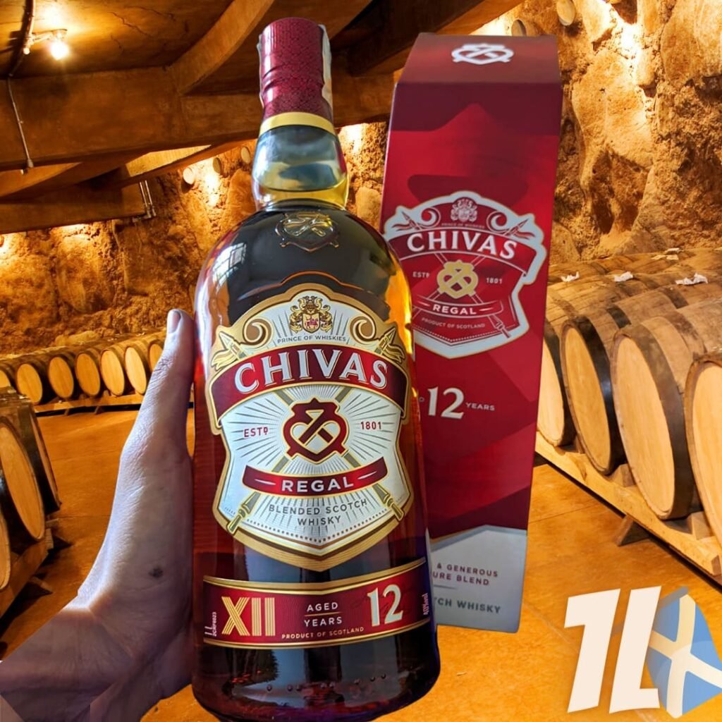 Chivas Regal Whisky 12 anos Escocês 1L Chivas Sabor Whisky 1000 ml ...