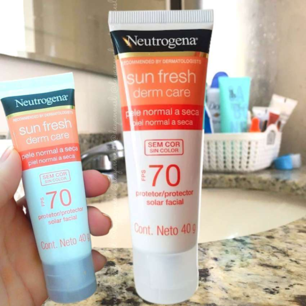 Protetor Solar Neutrogena Sunfresh Derm Care Dry Skin Sem Cor FPS 70 40g