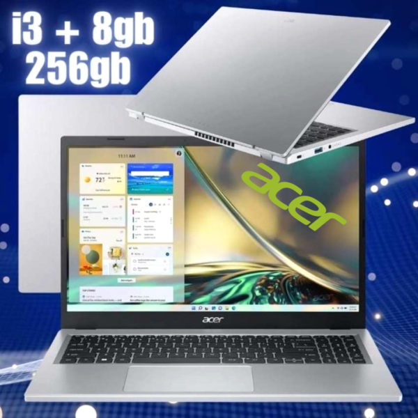 Notebook Acer Aspire 3 Intel Core i3 8GB 256GB SSD - 15,6” , A315-510P-34XC