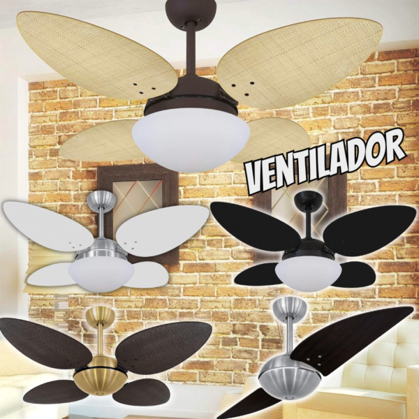 Saldão em Ventiladores de Teto Volare com até 55% OFF