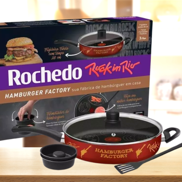 Kit Hamburguer Factory Rochedo Rock In Rio