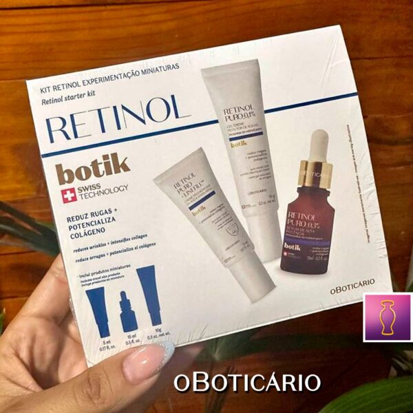 Kit Botik Retinol Puro (3 itens)