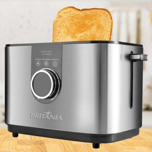 Torradeira Inox Britânia, 127 Volts