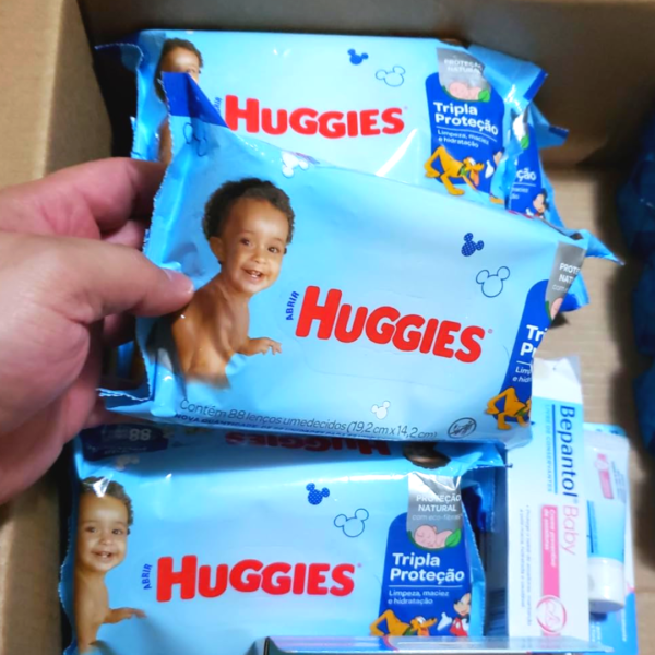 Huggies Lenço Umedecido Tripla Proteção Regular 88 unidades