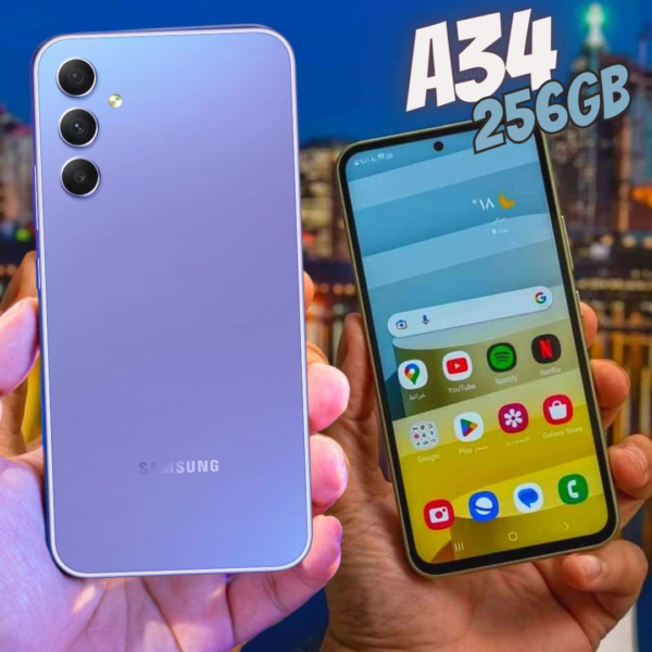 Smartphone Samsung Galaxy A34 256GB 5G Octa-Core 8GB RAM 6,6"