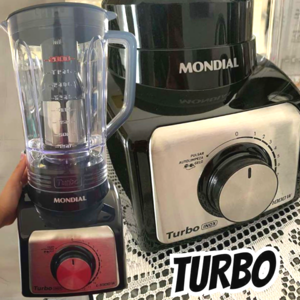 Liquidificador Turbo L1000 Bi 1000w Preto Mondial 110v