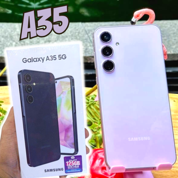 Smartphone Samsung Galaxy A35 128GB 5G 6GB RAM 6,6" Câm. Tripla + Selfie 13MP Dual Chip (3 cores)