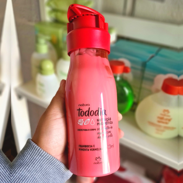 Creme Nutritivo Para o Corpo Tododia Framboesa e Pimenta Vermelha 400 ml