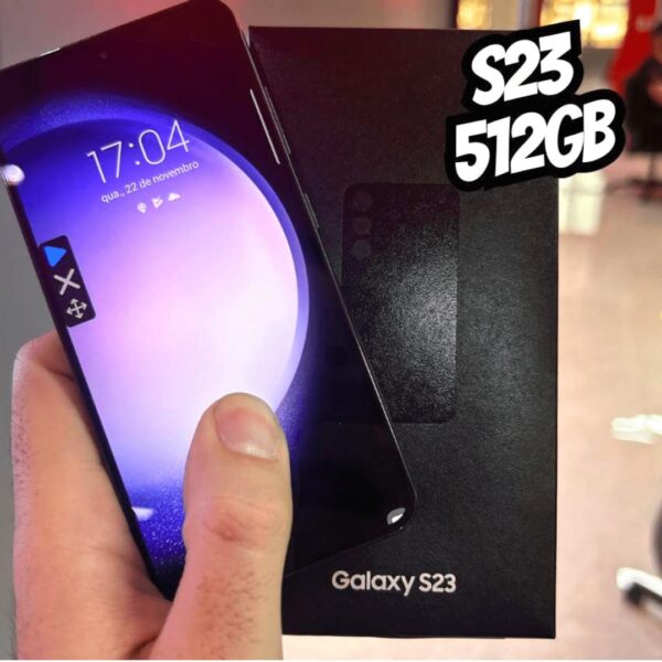 Celular Samsung Galaxy S23 5G, 512GB, 8GB RAM, Câmera Tripla 50MP+12+10, Tela Infinita de 6.1" ( 3 cores )