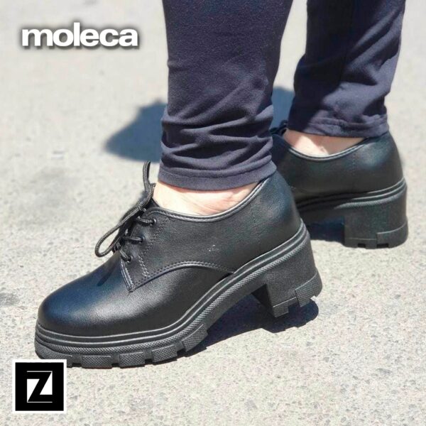Mocassim MOLECA Tratorado Salto Bloco Feminino (34 ao 40)