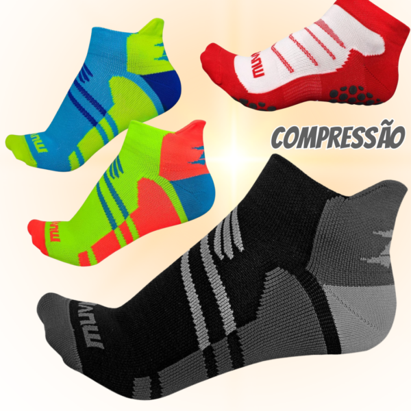 Meia de Compressão Arrow Muvin Mcp-100 ou Meia Pilates Muvin – Yoga