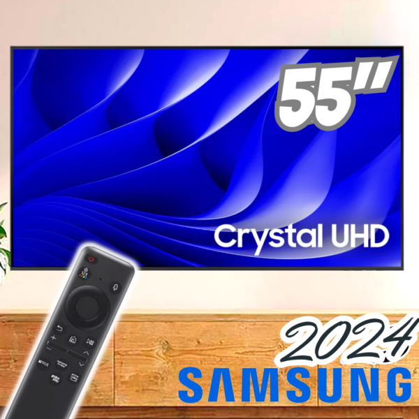 Samsung Smart TV 55" Crystal UHD 4K 55DU8000 - Painel Dynamic Crystal Color, Gaming Hub