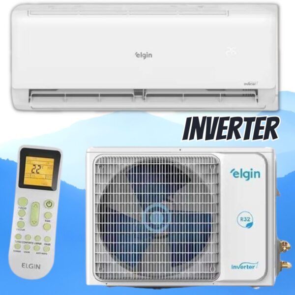 Ar Condicionado Split Inverter Elgin Eco II 18000 BTUS Frio HJFI18C2WB - 220V