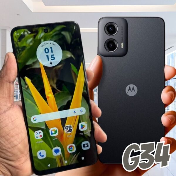 Smartphone Motorola Moto G34 5G 128GB Tela 6.5" 4GB RAM Câmera 50MP + 2MP Selfie 16MP (2 cores)
