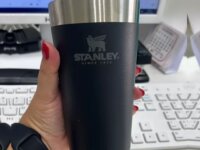 Copo térmico de cerveja Stanley|473ml ( Black )