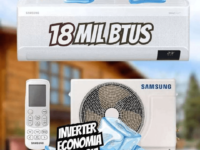 Ar-condicionado Split Inverter Samsung WindFree Connect Sem Vento 18.000 BTUs Frio Branco