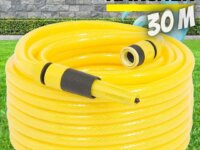 Mangueira de Jardim 30m c/ 02 Engates rápidos Acqua Stop - 01 Esguicho e 01 Conector