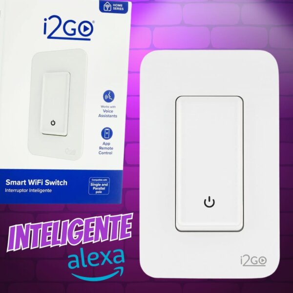  Interruptor Inteligente I2GO Home - Compatível com Alexa