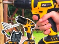 Furadeira parafusadeira sem fio de 10mm Wap BPF 12K3 12V + acessório 110V/220V