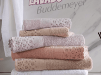 Jogo de Toalhas Buddemeyer Crystal Lavabo Rosa 2 peças