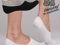 Kit de Meias Kit Com 3 Pares De Meia Unissex Invisível Heringadulto-unissex