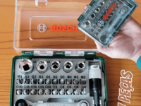 Kit de Pontas e Soquetes para parafusar Bosch com 27 peças
