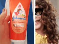 Johnson's Baby Creme Para Pentear Infantil Para Cabelos Cacheados Cachos Dos Sonhos,200ml