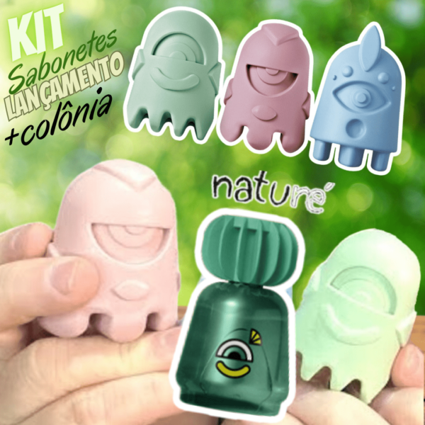Presente Natura Naturé (1 Caixa de sabonetes + 1 Água de colônia + 1 Sacola)