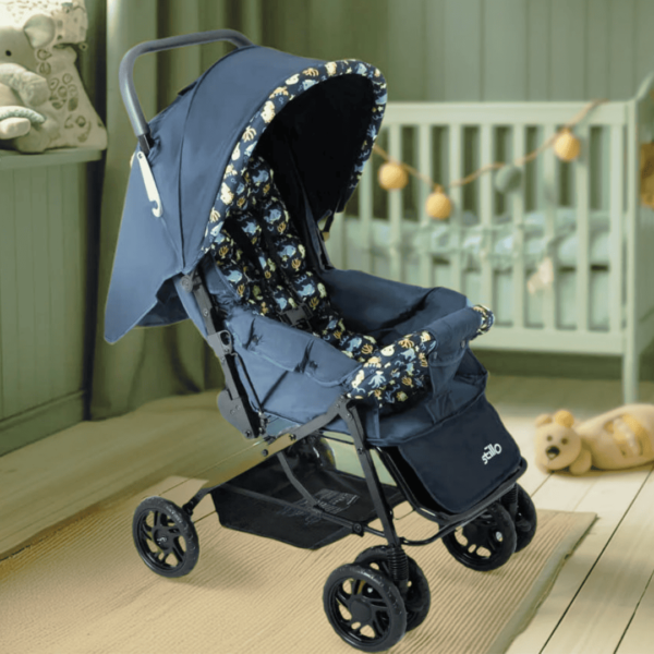 Carrinho de Bebê Stillo Supremo - 0 a 15kg, Azul Oceano