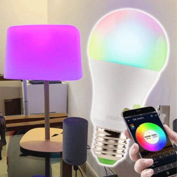 Lâmpada Smart Inteligente EWS 410 com 16 milhões de cores Wi-Fi compatível com Alexa Intelbras