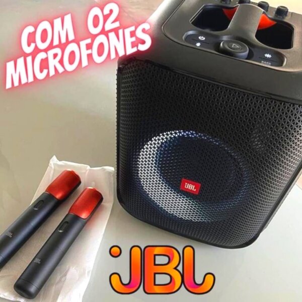 Caixa de Som JBL Party Box Encore Bluetooth - Amplificada Portátil com Microfone IPX4 100W