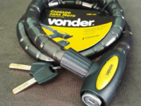 Cadeado para Moto, 100 cm, com Chave, Vonder VDO2039