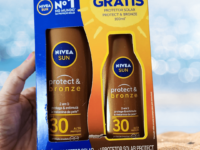 Kit NIVEA SUN Protetor Solar Protect & Bronze FPS30 200ml + Protetor Solar Protect & Bronze FPS30 100ml