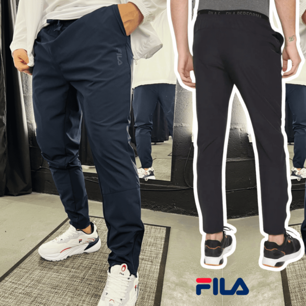 Calça Fila Slim Zip Masculina ( 2 cores )