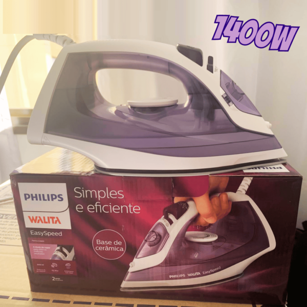 Ferro a Vapor EasySpeed Philips Walita, Roxo, 1400W, 127v - GC1752/32