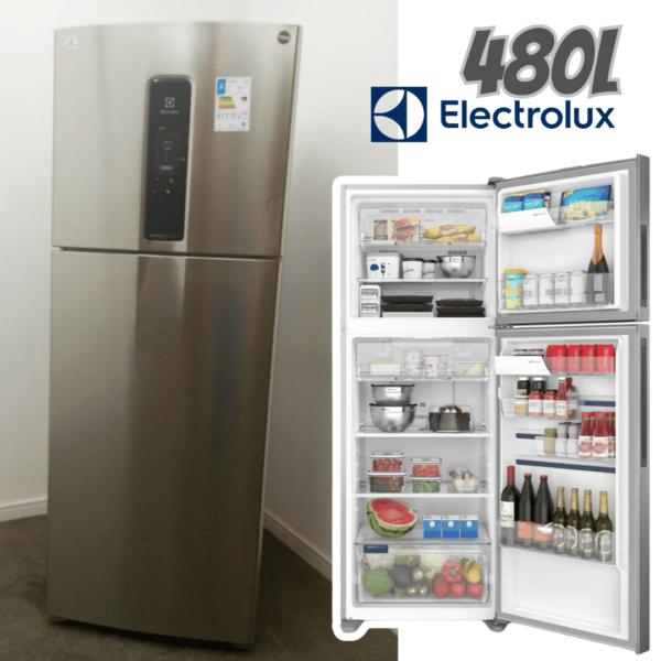Geladeira Electrolux Frost Free Duplex Prata 480L Efficient IT70S Bivolt