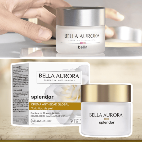 Bella Aurora - Creme Anti Idade de Dia e Clareador de Manchas Bella ou Diurno Anti-Idade e Antirrugas 50+ Anos