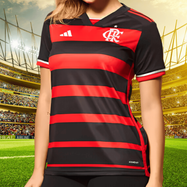 Camisa Flamengo I Feminina 24/25 adidas