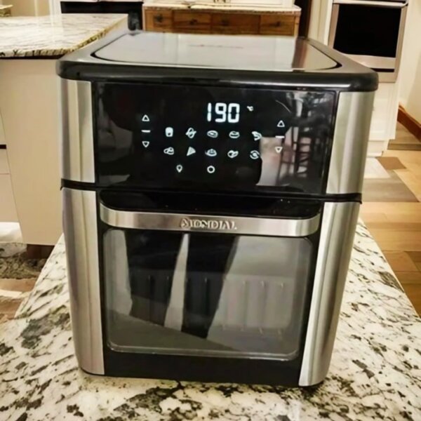 Fritadeira Elétrica sem Óleo/Air Fryer Mondial Forno Oven AFON-12L-BI Preta 12L