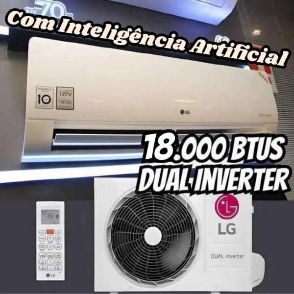 Ar Condicionado LG Dual Inverter Voice +ia 18000 Btus Frio S3UQ18KL31B.EB2GAM1