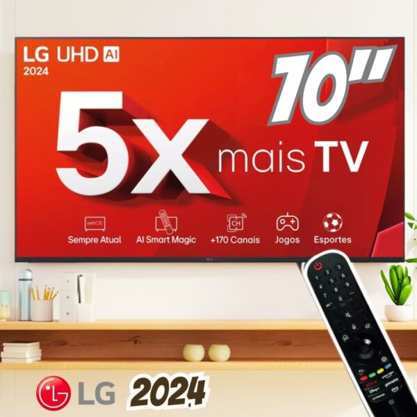 Smart Tv 4k 70 LG Uhd 70ut8050 Processador 5 Ger7 Ai