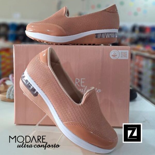 Slip On MODARE Casual Gel Feminino (nude)