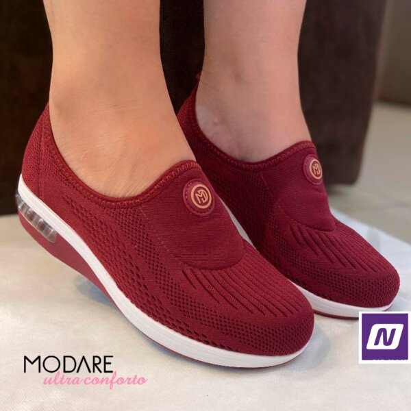 Slip On MODARE Elástico Bolha Feminino (roxo)