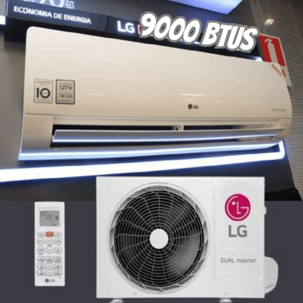 Ar-Condicionado Split HW LG Dual Inverter Voice 9.000 BTUs R-32 Só Frio 220V