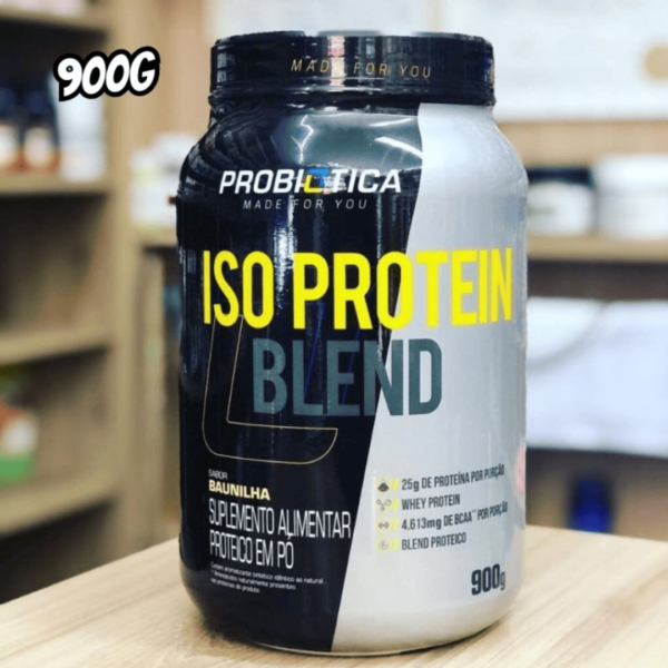 Iso Protein Blend Pote 900g - Probiotica Sabor (3 sabores)
