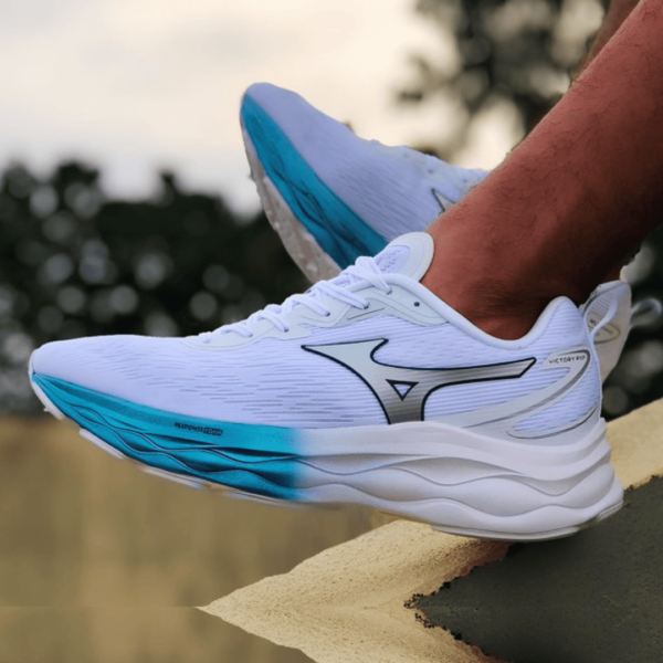 Tênis Mizuno Victory - Branco+Azul