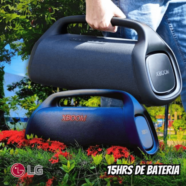 Caixa De Som Lg Xboom Go Xg8t Power Portátil Bluetooth Ip67 60w Preto - Xg8t