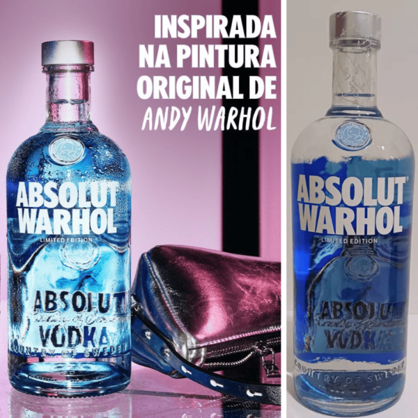 Vodka Absolut Warhol Edição Limitada - 1 Litro