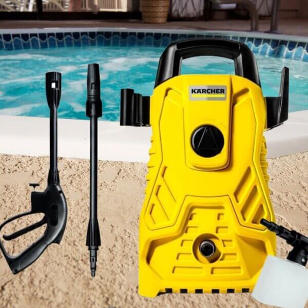 Lavadora de Alta pressão Kärcher Compacta 1500 PSI/Libras 1200W 300L/h com Aplicador de Detergente e Lança Regulável